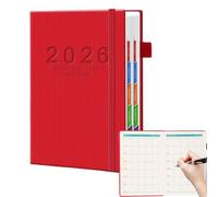 2026 Planner A5 Planning Agenda Notebook con Tabs Yearly Planner 2026 for Organizing To-Do List Home School Offices Classroom Meeting Room Studio Daily Weekly Schedule