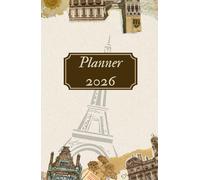2026 Planner Hardcover: from Jan - Dec 5.5'' 8.5'' two page per week