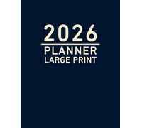 2026 Planner Large Print: Monthly Calendar With Canadian Holidays, and Weekly Diary, for Impaired Vision
