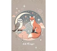 2026 Planner: Minimalist Monthly & Weekly Organizer With Owl And Fox Design