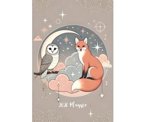 2026 Planner: Minimalist Monthly & Weekly Organizer With Owl And Fox Design