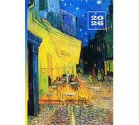 2026: Planner Settimanale Con Intervallo Orario 5:00 - 23:00 | Vista Verticale Formato A4 | 1 Settimana Su 2 Pagine | 12 Mesi In Tempo | Diario ... Giornaliera | Vincent Van Gogh Terrazza