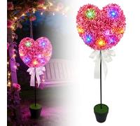 2026 Questo vaso a forma di cuore da 82 cm è il regalo perfetto per San Valentino, adatto sia per interni che per esterni. È ideale per il giardino veranda. (beige, 80 cm)