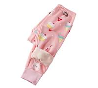 2026 - Ragazzi Ragazzi Ragazzi Autunno Stile Cartoon Stampe Pantaloni Elastici per Bambini Pantaloni Invernali Set Bambino Ragazza, Rosa chiaro., 8-9 Anni