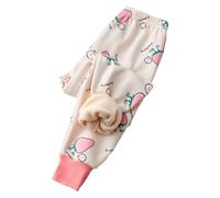 2026 - Ragazzi Ragazzi Ragazzi Autunno Stile Cartoon Stampe Pantaloni Elastici per Bambini Pantaloni Invernali Set Bambino Ragazza, beige., 2-3 Anni