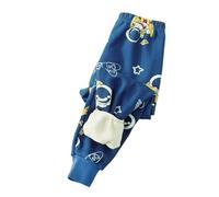 2026 - Ragazzi Ragazzi Ragazzi Autunno Stile Cartoon Stampe Pantaloni Elastici per Bambini Pantaloni Invernali Set Bambino Ragazza, Blu, 6-7 Anni