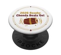 2026 Ready Chenda batte il design del nuovo anno per espatriati in Kerala PopSockets PopGrip Adesivo