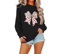 2026 Regalo di San Valentino God Is Greater Than The Highs And Lows Felpa Donna Pullover Manica Lunga Grafica Top, Nero , S