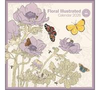 2026 Royal Botanic Gardens Kew, Floral Illustrated Wall Calendar