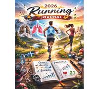 2026 Running Journal: Twice-Daily Training Tracker | AM & PM Run Log with Weekly Planner, Race Results, Goals & Yearly Reflection
