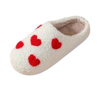 2026 San Valentino signore moda inverno isolamento punta chiusa fondo piatto pantofole morbide (RD1, 8)