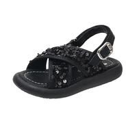 2026 Sandali Per Bambini Sandali Estivi Per Ragazze Per All'aperto E Nel Tempo Libero, Perfetto Per I Bambini Di Età Da 1 A 10 Eleganti Sandali Alla Moda Comfort, Nero , 6.5 Jahre