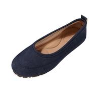 2026 scarpe casual da donna, scarpe quotidiane, design classico, si adatta bene jeans, suola piatta, ideale per l'uso tutto l'anno, comode ed eleganti, perfette per l'uso quotidiano, Blu marino, 42 EU