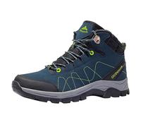 2026 - Scarpe da uomo larghe per escursionismo, alla moda, da lavoro, con tacco a blocco, leggere, per passeggiate in campagna, pendolari, ufficio, isolate dalla neve, foderate in pile antiscivolo