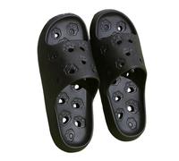 2026 scarpe uomo scarpe da acqua tessuto a rete da infilarsi dentro per interni esterni, doccia, spiaggia, piscina, comode, leggere, pantofole da bagno, Nero , 45 EU