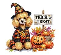 2026, set fai da te con perline per Halloween, per adolescenti, decorazione da parete fatta a mano con motivi fantasmi, progetto creativo per interni, materiale PET sicuro contro le stagioni ideali (D