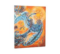 2026 Skybird (Birds of Happiness) Ultra 12-month Vertical Softcover Flexi Dayplanner 2026 (Elastic Band Closure)