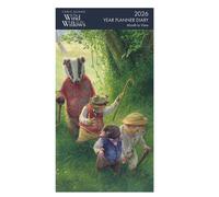 2026 Slimline Anno Agenda Mese Vista Artistico Cover - Vento IN The Willows