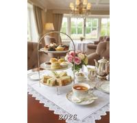 2026: Small Monthly Calendar Planner - High Tea Teacups And Desserts