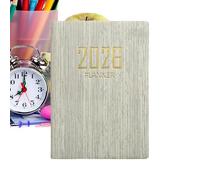 2026 Small Planner - A7 English Version Diary Notebook | 365 Days Daily Calendar Planner Design | For Work School College Workplace Family Student Adult Women Teacher Schedule Goals Budget Organiz