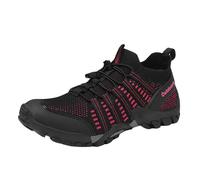 2026 Sneakers da donna scarpe da uomo donna cappello rotondo collisione guadagna scarpe da campeggio all'aperto scarpe da trekking suola spessa traspirante mesh traccia scarpe da pesca, rosa intenso