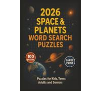 2026 Space & Planets Word Search Puzzle: Word Search Puzzles with Large Print about Space & Planets, Solar System, Galaxy and More | 6 x 9 inches, 78 ... for Vacations, Holidays and Relaxation