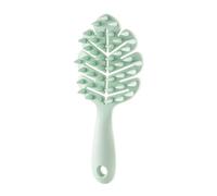 2026 Spazzola professionale in silicone per cuoio capelluto con massaggio lungo per la pulizia dei capelli per routine quotidiana (verde menta, taglia unica)