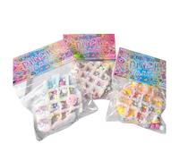 2026 Squishy colore casuale, giocattolo a coniglietto per gatti, stress, dessert lento, gatto, schiaccia pizzico sensoriale, adulto, compleanno (E, taglia unica)