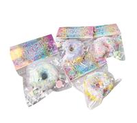 2026 Squishy colore casuale, giocattolo a coniglietto per gatti, stress, dessert lento, gatto, schiaccia pizzico sensoriale, adulto, compleanno (B, taglia unica)