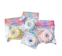 2026 Squishy colore casuale, giocattolo a coniglietto per gatti, stress, dessert lento, gatto, schiaccia pizzico sensoriale, adulto, compleanno (A, taglia unica)