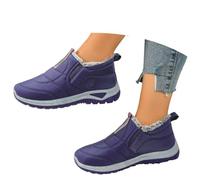 2026 Stivali da neve invernali da donna isolati termicamente comodi foderati per attività all'aperto nella stagione fredda, Lilla, 36 EU