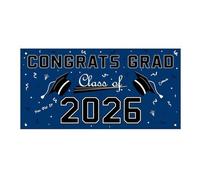 2026 - Striscione di fine anno 2026 per l'annata con i cordiali auguri, grande decorazione per feste, decorazione di sfondo (B, 150 x 90 cm)