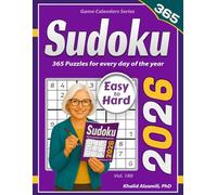 2026 Sudoku: 365 Easy to Hard (9x9) Puzzles for Every Day of the Year