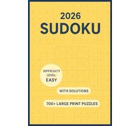 2026 Sudoku Puzzle Book: Easy Difficulty Daily Puzzle Challenge