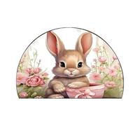 2026 - Tappeto decorativo pasquale morbido e denso, per soggiorno, camera da letto, design moderno (B, 50 x 80 cm)