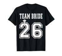 2026 Team Bride Bridal Party Addio al Nubilato Doccia di Gruppo Maglietta