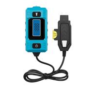 2026 - Tester di errore del circuito per auto, con display LCD retroilluminato da 48 V, 20 A, con luce frontale integrata per la diagnosi professionale del veicolo (blu, 11 cm)