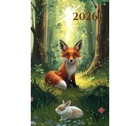 2026: The Clever Fox: 2026 Slimline Pocket Diary Featuring Daily Gratitude & Priority Planning