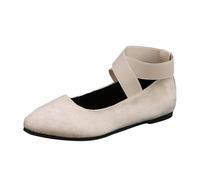 2026 Tinta unita Scarpe Casual Elastiche UN Temperamento Slip-on Scarpe Comode Scarpe Estate Scarpe Da Donna Con Tacco, bianco, 42 EU