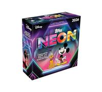 2026 Topps Disney Neon Mega Box (10 confezioni, 50 carte in totale)