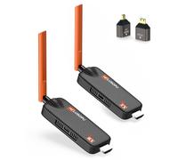 2026 Trasmettitore e Ricevitore HDMI Wireless con Fino a 6 RX, Trasmissione 5G Plug & Play Visualizzazione APP, 1080P@60Hz con Decodifica Video 4K per Laptop Fotocamera Monitor Proiettore - 165FT/ 50M