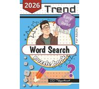 2026 Trend word search puzzle book: Puzzles with Easy to Read Print about Gaming Worlds, AI, Robotics Characters and More | 6x9 inches, 120 pages | ... Gift for Vacations, Holidays and Relaxations