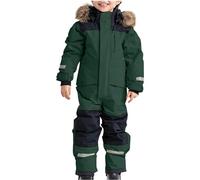 2026 Tuta Neve Intera Bambini Tuta da Sci Impermeabile e Leggera Unisex Termica Invernale Calda da Neve Antivento con Tuta Rimovibile In Softshell Completo Bambino Set (Army Green-A, 12-13 Years)