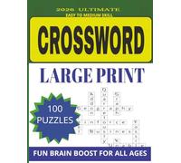 2026 Ultimate A-Z Crossword Puzzle Book: 100 Easy to Medium Puzzles: Large Print Alphabet Theme for Adults and Seniors; 8.5 x 11 Big Edition for ... Brain Health | Great gift for any occassion