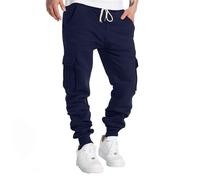 2026 Uomo Cargo Taschen Latzhose, mit Polyesterstoff, waermend, Freizeitstil sauberer Optik und bequemer Bewegungsfreiheit, Arbeit Sport, praktische Option, kombinierbarer Stil, Marina Militare, 3XL