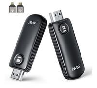 2026 Upgraded HDMI Wireless, Wireless HDMI Transmitter and Receiver 1080P, Trasmissione Doppia Stabile 2.4/5G, 165FT Extender Senza Fili Streaming Video Audio from Laptop, PC to HDTV/Projector/Monitor