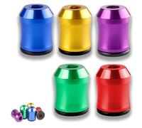 2026 Upgraded Magnetic Screw Ring, 1/4 Inch/6.35mm Universal Hex Magnetic Screw Ring Head Universal Strong Screw Holder for Impact Drill, Removable Alloy Bit Magnetizer (5pcs)