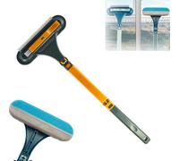 2026 Upgraded Window Screen Cleaning Brush, 2-in-1 Multifunctional Mesh Screen and Window Cleaner Brush, Dual-Sided Window Cleaning Tool for Patio, Door, Porch Screens (Yellow Green)