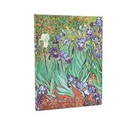 2026 Van Gogh's Irises Ultra 18-month Vertical Hardcover Flexi Dayplanner 2025-2026 (Elastic Band Closure): Kalendarz 18-miesięczny