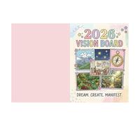 2026 Vision Board per uomini, 12 | Vision Board Clip-Art libro per imprenditori, insegnanti, professionisti, team, workshop di Capodanno, ufficio, casa, aula, feste a tema, famiglia